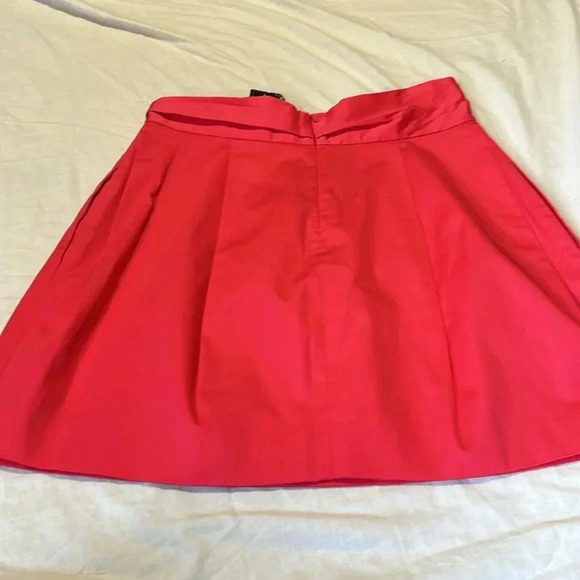 BCBG pink skirt bow detail mini size 10 NWT pockets - Picture 4 of 5